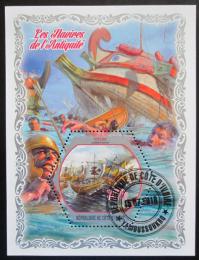 Poštová známka Pobrežie Slonoviny 2018 Antické lode Mi# N/N