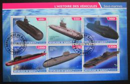 Potov znmky Dibutsko 2015 Ponorky Mi# N/N - zvi obrzok
