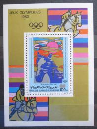 Poštová známka Mauritánia 1980 LOH Moskva, parkur Mi# Block 27