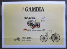 Poštová známka Gambia 1986 Steiger neperf., vzácná Mi# Block 25 B