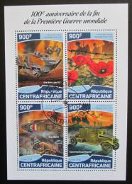 Poštové známky SAR 2018 První svìtová válka Mi# 7787-90 Kat 16€