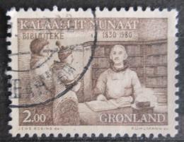 Poštová známka Grónsko 1980 Veøejné knihovny, 150. výroèie Mi# 123