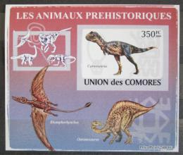 Poštová známka Komory 2009 Dinosaury DELUXE neperf. Mi # 2172 B Block
