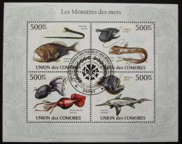 Poštové známky Komory 2009 Morská fauna Mi# 2690-93 Kat 9€ - zväèši� obrázok