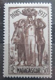 Poštová známka Madagaskar 1937 Výstava v Paøíži Mi# 243