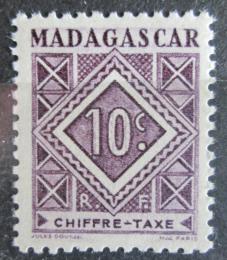 Poštová známka Madagaskar 1947 Doplatná Mi# 31