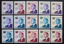 Poštové známky Maroko 1981 Krá¾ Hassan II. Mi# 977-91