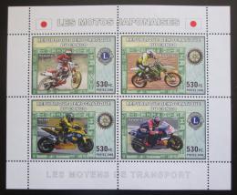 Poštové známky Kongo Dem. 2006 Japonské závodní motocykly Mi# N/N