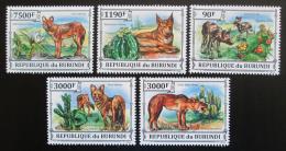 Poštové známky Burundi 2013 Kaktusy a divocí psi Mi# 3228-32