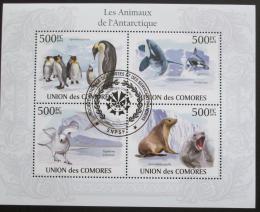 Potov znmky Komory 2009 Fauna Antarktidy Mi# 2712-15 Kat 9