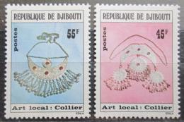 Poštové známky Džibutsko 1978 Støíbrné šperky Mi# 218-19