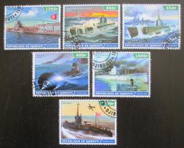 Poštové známky Džibutsko 2015 Váleèné lode Mi# N/N 