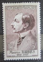 Poštová známka Francúzsko 1956 Maurice Barres, spisovatel Mi# 1098 Kat 8€