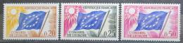 Poštové známky Francúzsko 1963 Vydání pro Radu Evropy Mi# 7-9