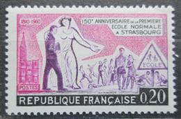 Poštová známka Francúzsko 1960 Ecole Normale, 150. výroèie Mi# 1307