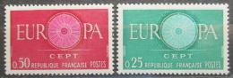 Poštové známky Francúzsko 1960 Európa CEPT Mi# 1318-19