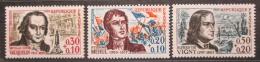 Poštové známky Francúzsko 1963 Osobnosti Mi# 1439-41 Kat 5€