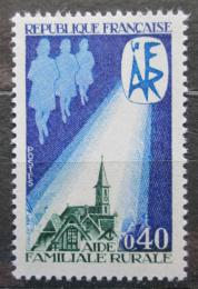 Poštová známka Francúzsko 1971 Rodinná pomoc zemi Mi# 1755