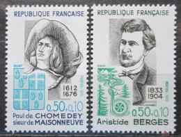 Poštové známky Francúzsko 1972 Osobnosti Mi# 1782-83