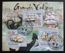 Poštové známky Togo 2011 Plachetnice Mi# 4333-35 Kat 9€