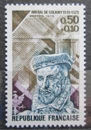 Poštová známka Francúzsko 1973 Gaspard de Coligny Mi# 1822