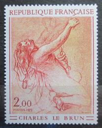 Poštová známka Francúzsko 1973 Umenie, Charles Le Brun Mi# 1828 