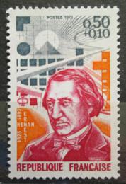 Poštová známka Francúzsko 1973 Ernest Renan, spisovatel Mi# 1829