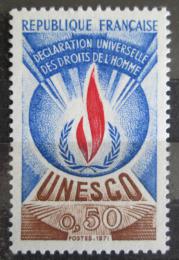 Poštová známka Francúzsko 1971 Vydání pro UNESCO Mi# 12