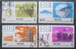 Poštové známky Hongkong 1983 Observatoø, 100. výroèie Mi# 419-22 Kat 13€