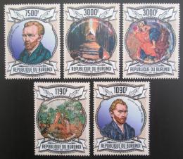 Poštové známky Burundi 2013 Umenie, Vincent van Gogh Mi# 3083-87 Kat 10€