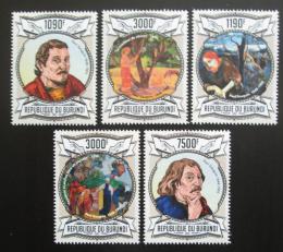 Poštové známky Burundi 2013 Umenie, Paul Gauguin Mi# 3078-82 Kat 10€