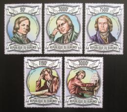 Poštové známky Burundi 2013 Robert Schumann Mi# 2993-97 Kat 8.90€ - zväèši� obrázok