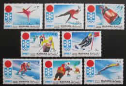 Poštové známky Manáma 1971 ZOH Sapporo Mi# 562-69