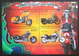 Poštové známky Burundi 2012 Motocykle Harley Davidson Mi# 2928-31 Kat 10€