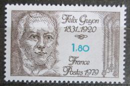 Poštová známka Francúzsko 1979 Félix Guyon, urolog Mi# 2159