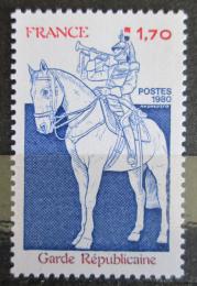 Poštová známka Francúzsko 1980 Gardista na koni Mi# 2230