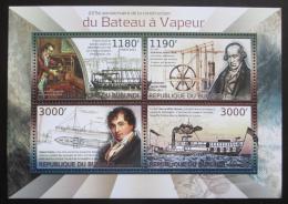 Poštové známky Burundi 2012 Staré parníky Mi# 2868-71 Kat 10€ 