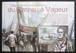 Poštová známka Burundi 2012 Staré parníky Mi# Block 298 Kat 9€