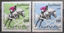 Poštové známky Maroko 1967 Parkur Mi# 592-93