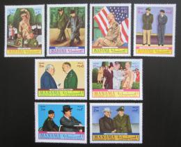 Poštové známky Manáma 1970 Prezident Dwight D. Eisenhower Mi# 403-10