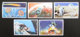 Poštové známky Šardžá 1972 Mise Apollo 16 Mi# 982-86