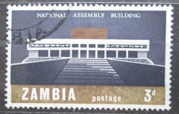 Poštová známka Zambia 1967 Budova Národního shromáždìní Mi# 30