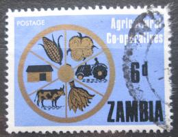 Poštová známka Zambia 1967 Zemìdìlská spolupráce Mi# 35