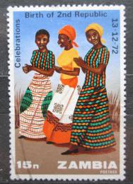 Poštová známka Zambia 1973 Taneènice Mi# 118