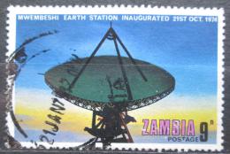 Poštová známka Zambia 1974 Satelitní stanice v Mwembeshi Mi# 138