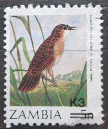 Poštová známka Zambia 1989 Cistovník mokøadní pretlaè Mi# 483
