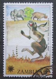 Poštová známka Zambia 1979 Pohádka Kalulu Mi# 205