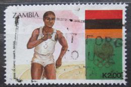 Poštová známka Zambia 1988 LOH Soul, bìh Mi# 465