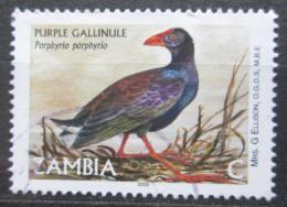 Poštová známka Zambia 2001 Slípka modrá Mi# 1259