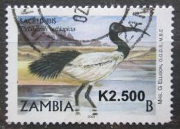 Poštová známka Zambia 2010 Ibis posvátný pretlaè Mi# 1644